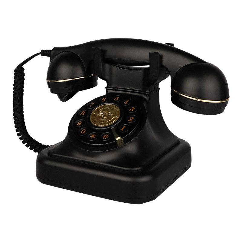 Retro Telephone European and American Telephone Antique Telephone Cross-border E-commerce Foreign Trade Household Fixed Cable Landline