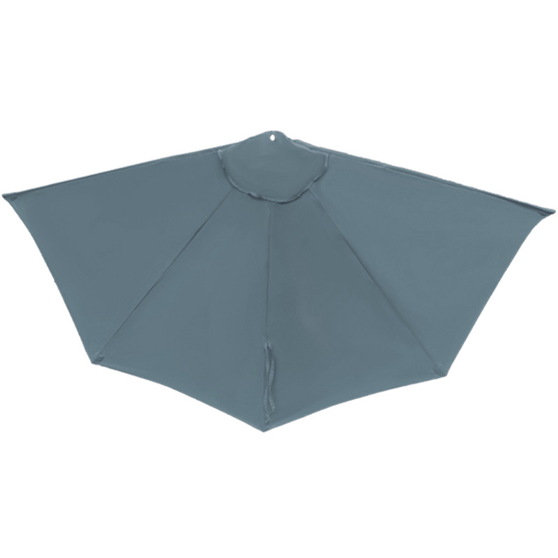 Outdoor Half Umbrella Polyester Sunshade Umbrella Cloth Replacement Sun Protection Rainproof Cloth Garden Wall Umbrella Cloth Replacement