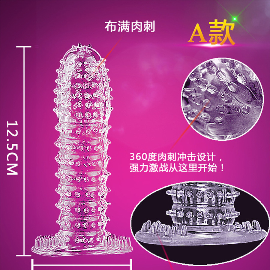 Men's Crystal Wolf Tooth Braces, Transparent Crystal Thorny Adult Products, Semen Locking Manufacturers, Wholesale and Delivery