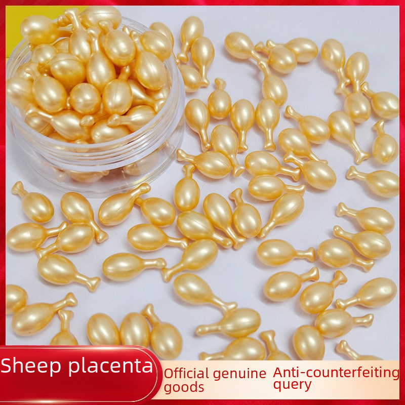 Qianyaxi Fullerene Placenta Essence Capsule Hydrating Moisturizing Brightening Skin Tender White Repair Factory Wholesale