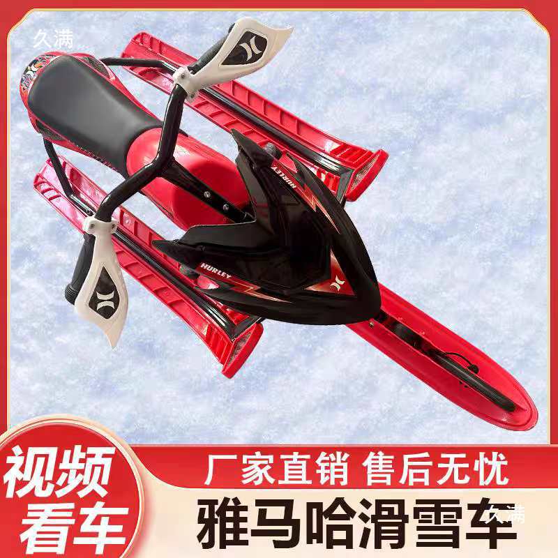 Factory Ice and Snow Amusement Equipment Ski Car Ice Bicycle Ski Car Snow Small
