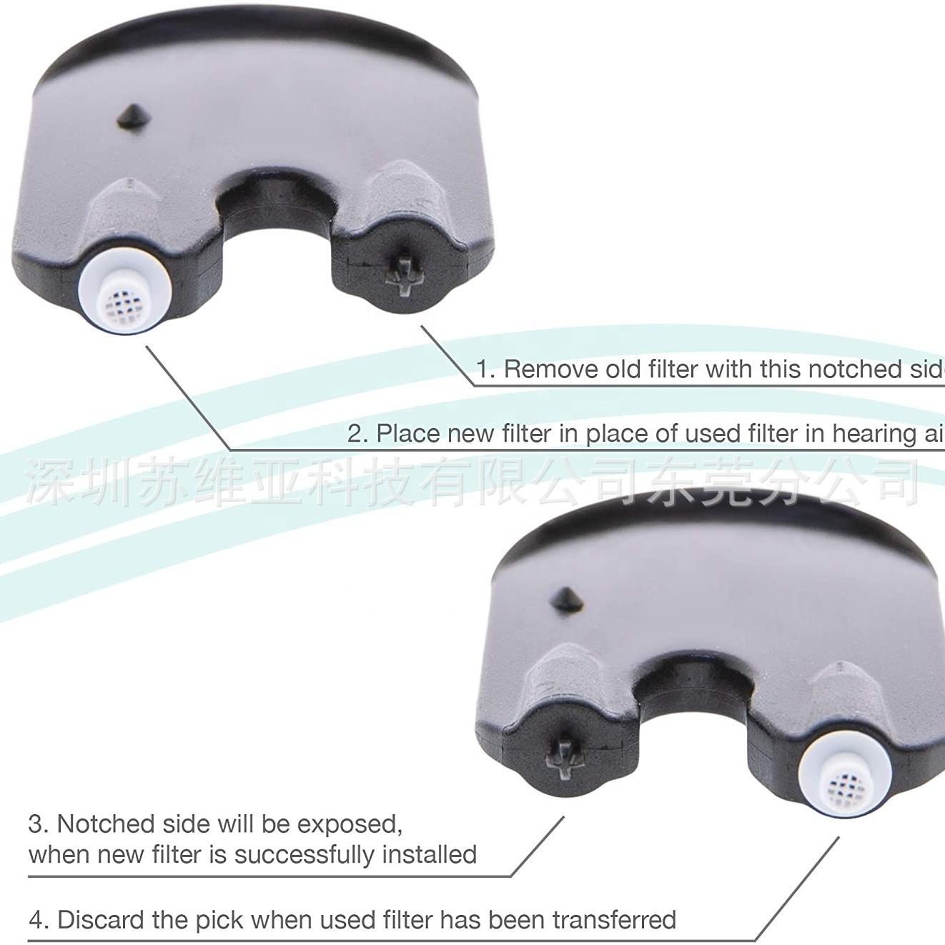 Hearing aid accessories ProWax miniFit cerumen-proof cap filter dust-proof net cover baffle earwax net