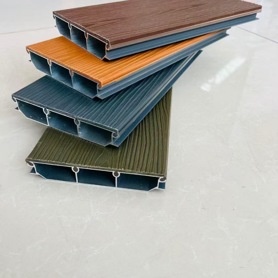 Outdoor Aluminum Alloy Flooring Outdoor Garden Courtyard Terrace Balcony Fish Pond Cover Wooden Boardwalk Plastic Wood Aluminum Plastic Flooring