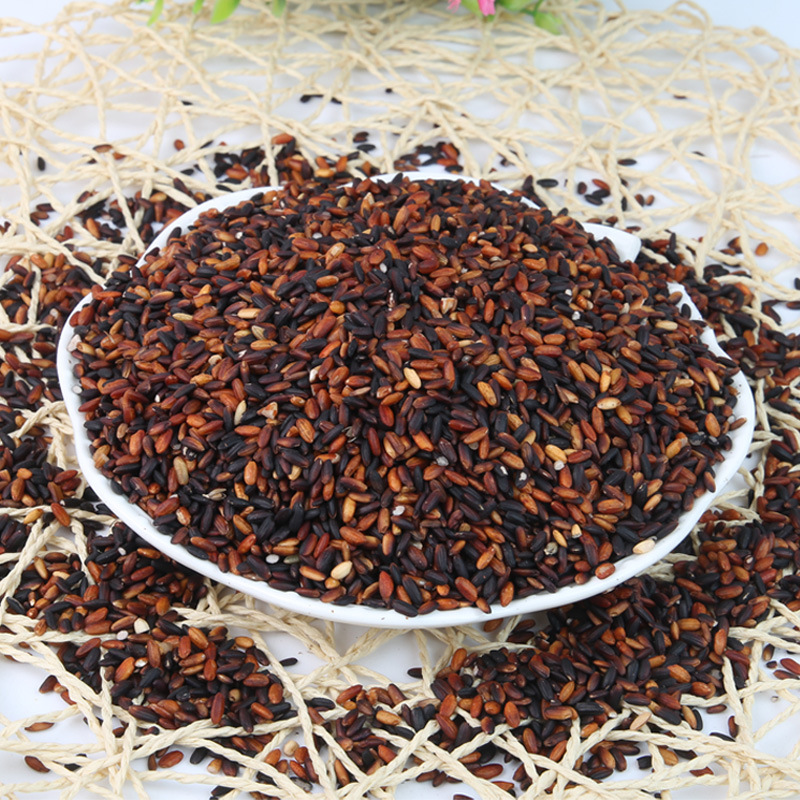 New Arrival of Whole Grains, Northeast Black Glutinous Blood Glutinous Rice, Ground Powder, Porridge and Soup, Purple Red Glutinous Rice, Wholesale Blood Glutinous Rice