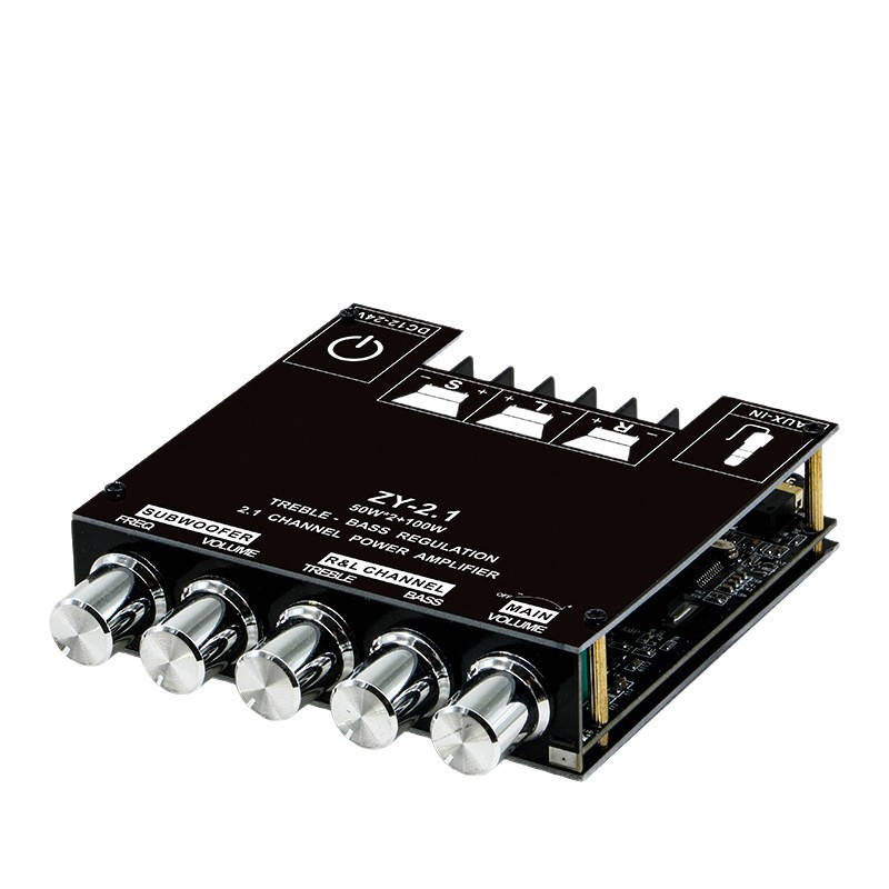 New Product 2.1 Channel Bluetooth Digital Amplifier Board High and Low Tone Subwoofer Car Amplifier Module