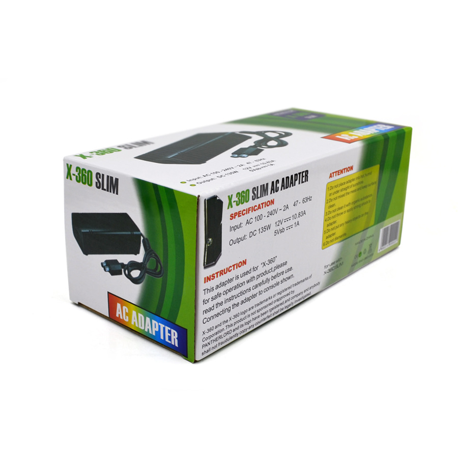 Xbox360Slim game host power adapter Xbox360 thin host power adapter charging