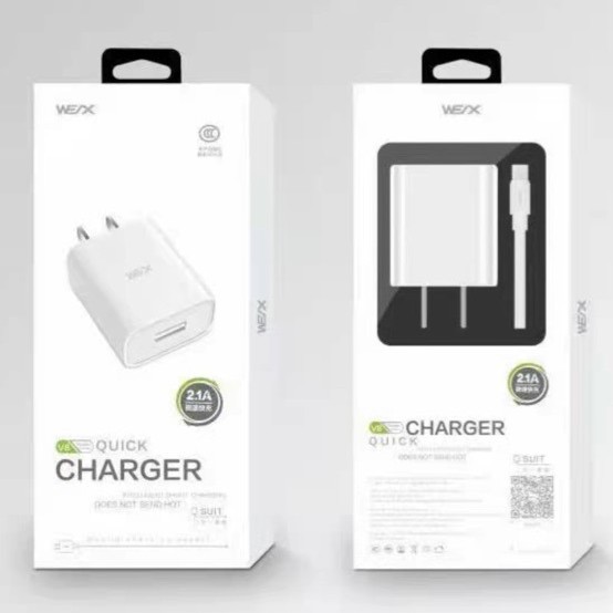 WLX зарядное устройство для Android и Apple, комплект зарядных головок Type-C