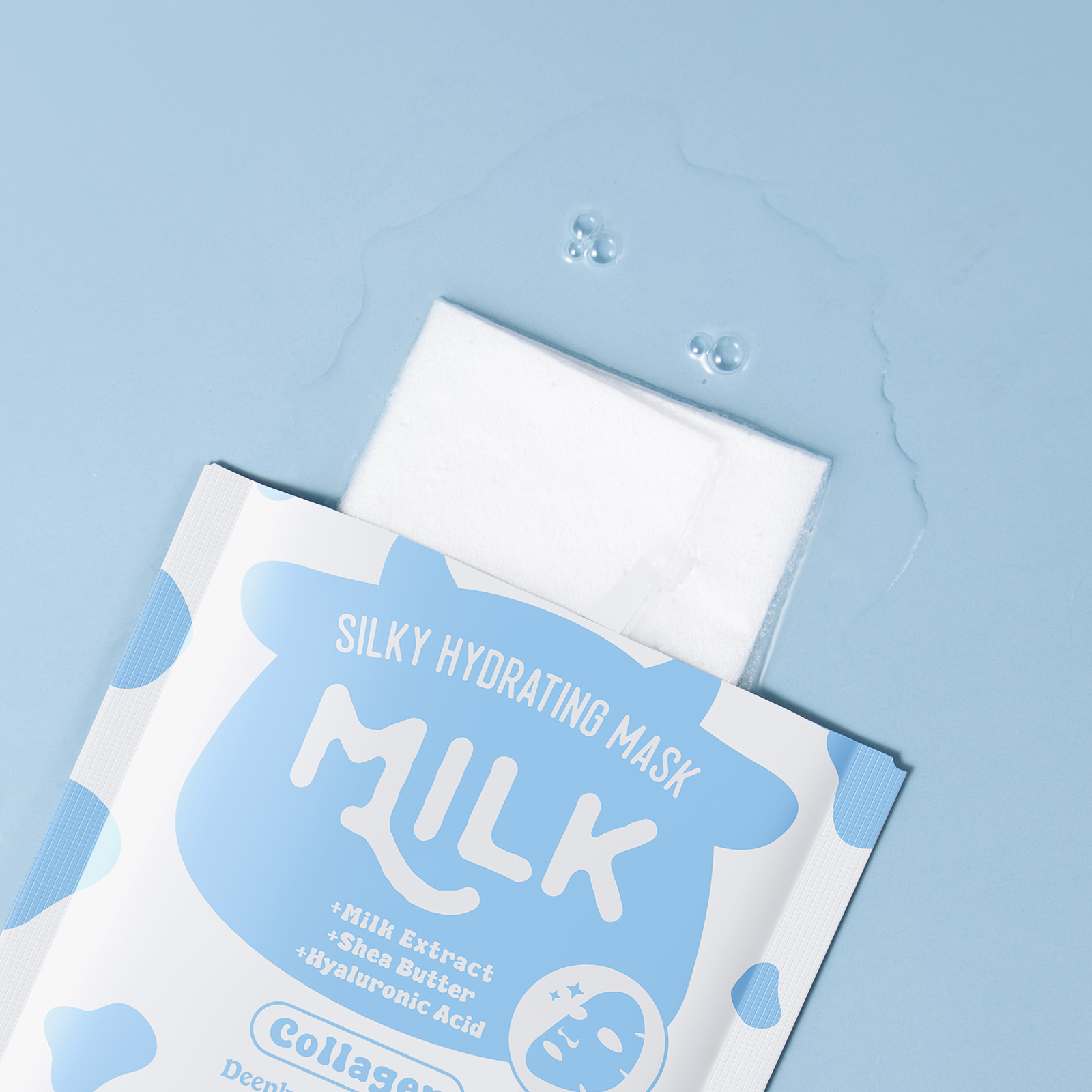 Cross-Border New Product Laikou Milk Mask Patch 25g Hydrating and Moisturizing Facial Care Patch Mask Export Mask