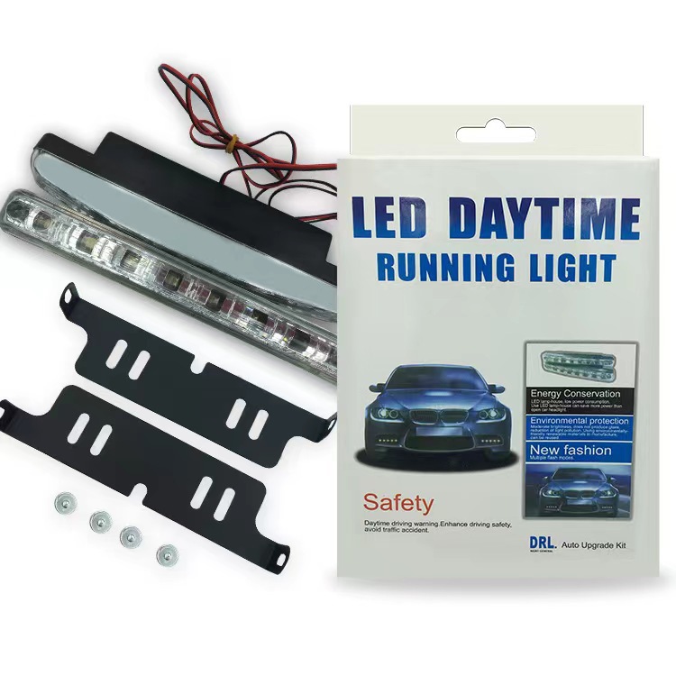 LED Daytime Running Light Single 8-grain LED Daytime Running Light Car Daytime Running Light Motorcycle Available Daytime Running Light
