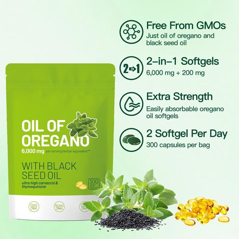 Tk Amazon Beef Oregano Soft Capsules Olive Oregano Black Seed Oil Beef Ore Oil Soft Capsules 300 Capsules