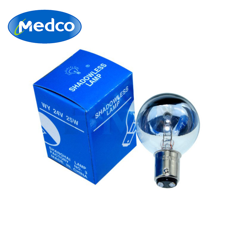 Специальная безтеневая лампа для медицинских операций, 24V25W, одно отверстие, холодная поверхность, байонетный инструмент, безтеневая лампочка