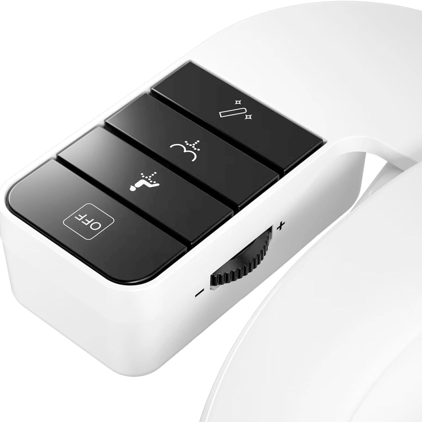 New One-Click Quick-Release Bidet Export Cross-Border No Electricity Black Button Ultra-Thin Butt Washing Artifact