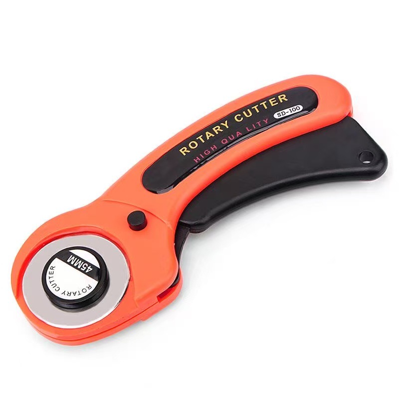 45mm Carpet Knife Roller Handle Knife Tool Rotary Cloth Cutting Round Knife Wheel Cloth Cutting Roller Knife Manufacturer Wholesale