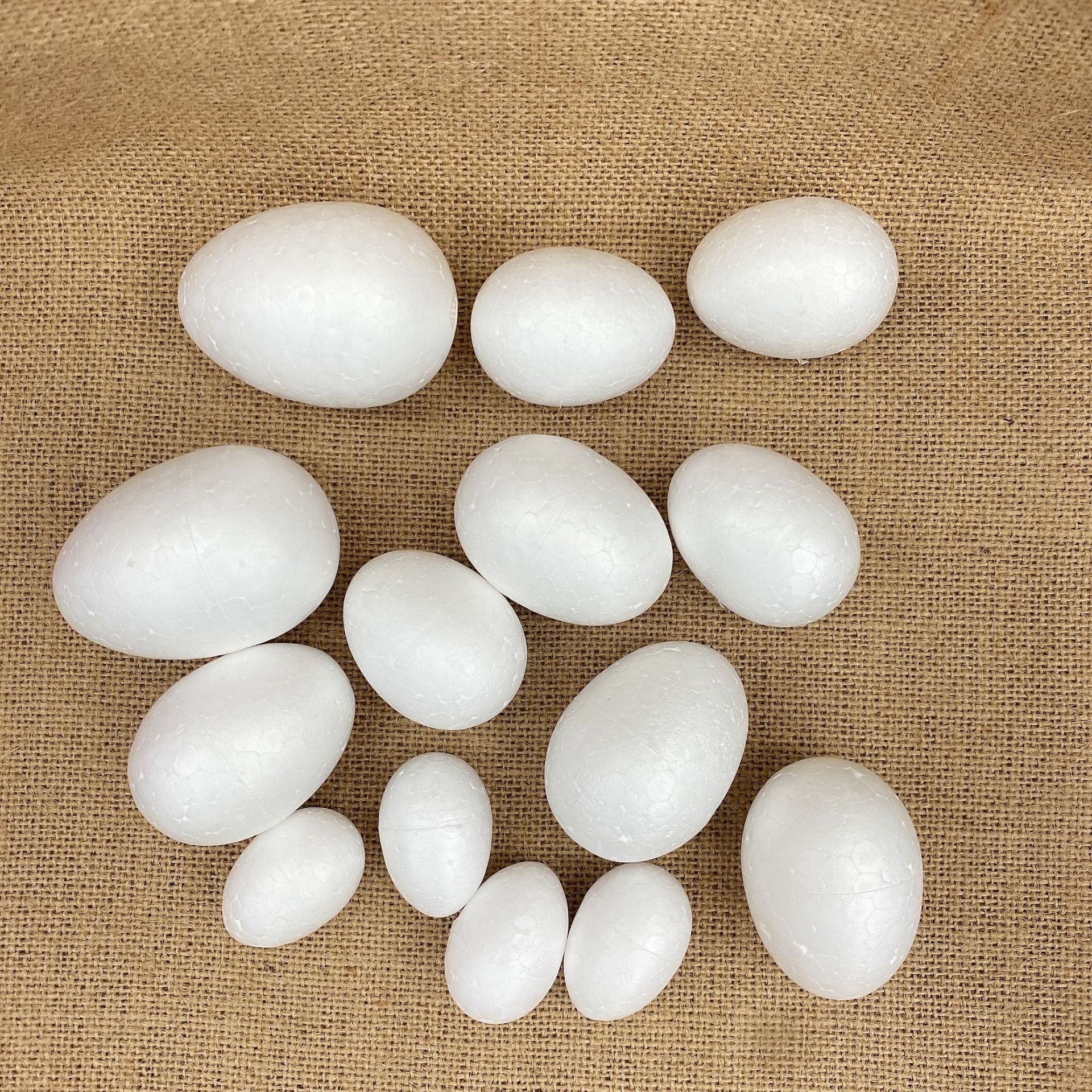 Manufacturer Wholesale Foam Solid Egg Foam Styrofoam Easter Decoration Multi-Model Goose Egg Embryo Model
