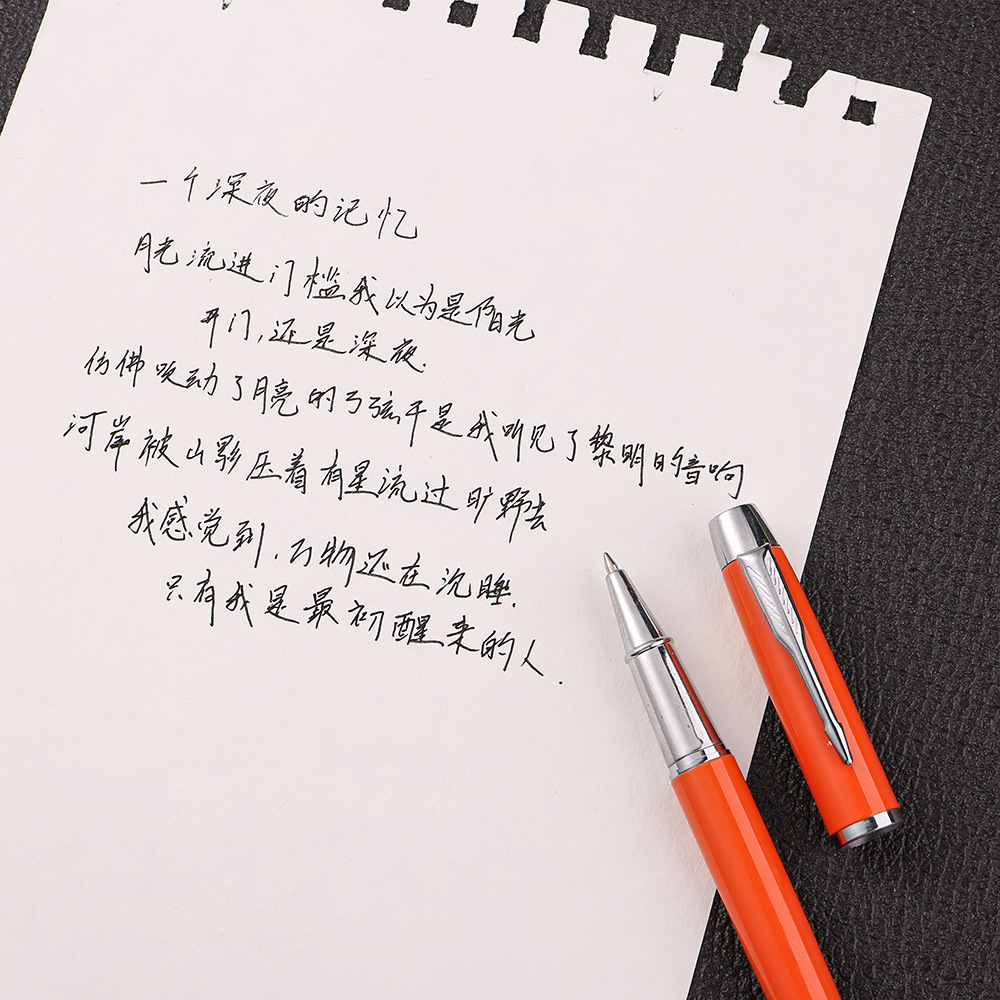 Morandi in stock multi-color business metal neutral sign pen advertising gift enterprise logo design ball pen batch