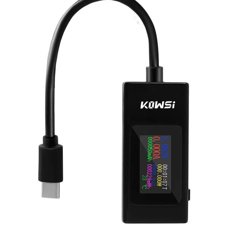 KWS-066C Type-c tester color screen USB current voltage test meter bidirectional tester support fast charging