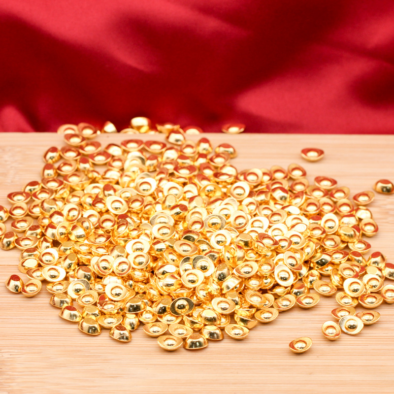 Искусственные мини-золотые слитки, украшения для корнукопии