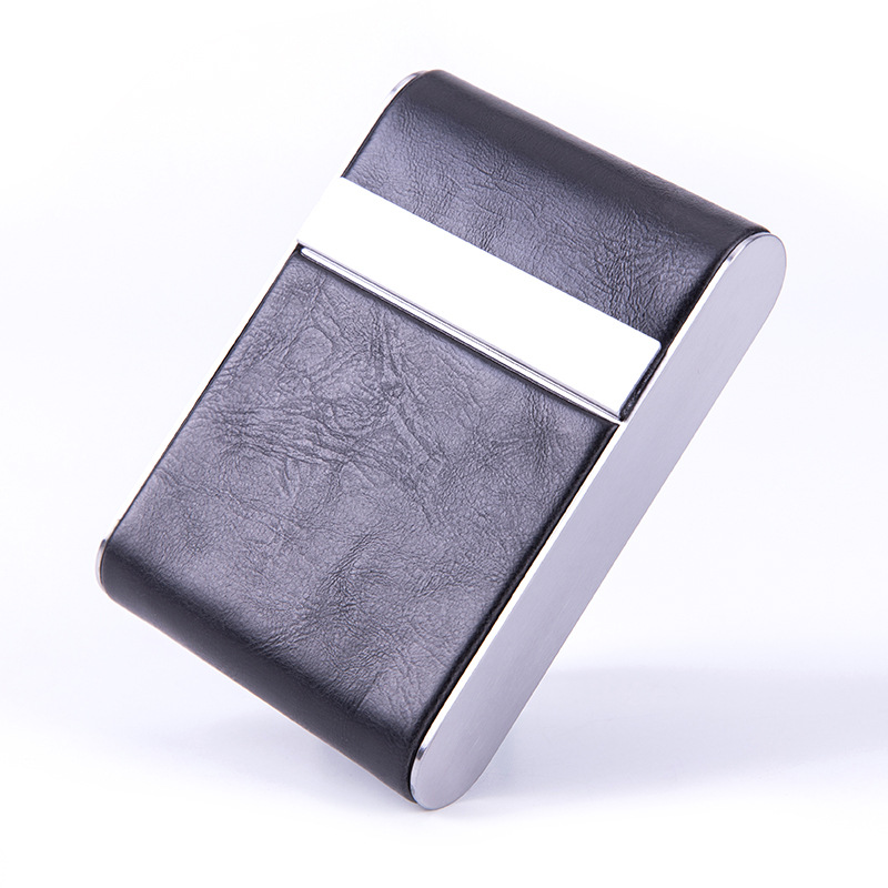 20-Pack Cigarette Box Vertical Style Creative Stylish New Business Gift 302 Stainless Steel Medium Cigarette Pack Cigarette Box