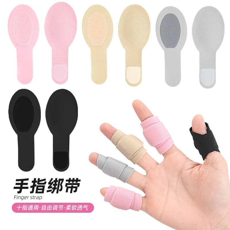 Velcro Adjustable and Convenient Finger Cots, Finger Protectors, Ten-Finger Universal Protective Finger Straps, Reusable