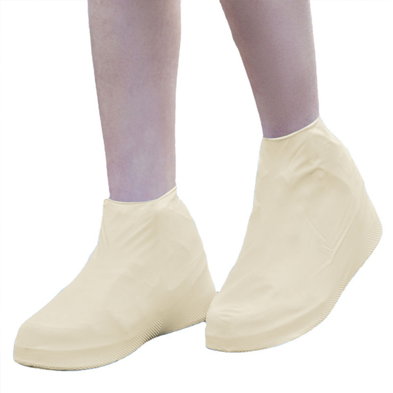 Rainproof Shoe Covers Wholesale Latex Waterproof Shoe Covers Thick Rainy Day Outdoor Silicone Rain Shoe Covers Non-Slip Wear-Resistant Rain Boots