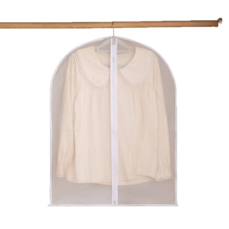 Clothes Dust Cover Dust Bag Zipper Suit Dust Cover Hanging Clothes Bag Home Wardrobe Coat Cover Bag Wholesale