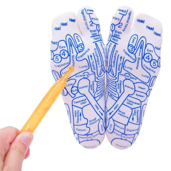Чулки Рефлексологии с Массажным Инструментом
