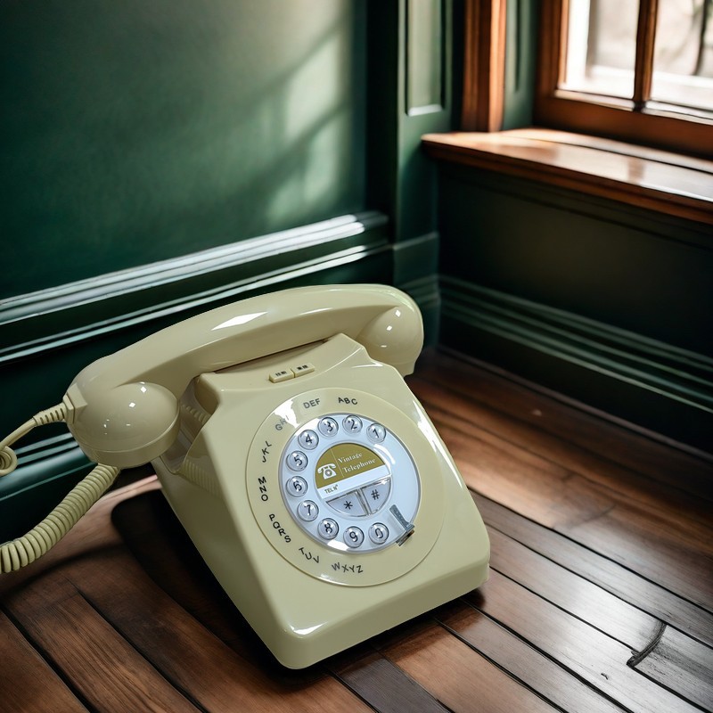 Antique telephone household fashion creative European retro old-fashioned wired telephone home decoration