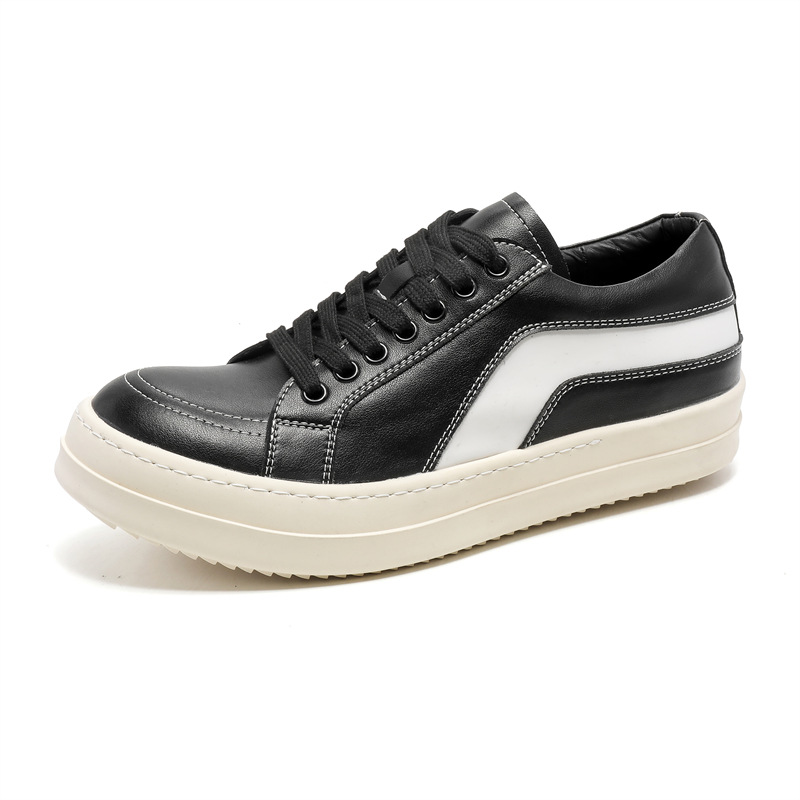 2024 New Thick-soled Fashionable All-match Comfortable White Shoes Laser Hollow-out Niche Minor Style Design Casual Shoes