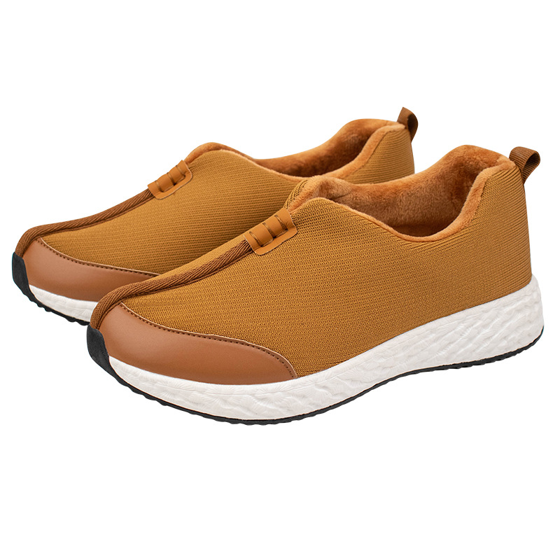 Dixi Monk Shoes Cotton Shoes Winter Warm Plush Cotton Monk Shoes Non-Slip Shoes for Monks Two Cotton Shoes for Men and Women