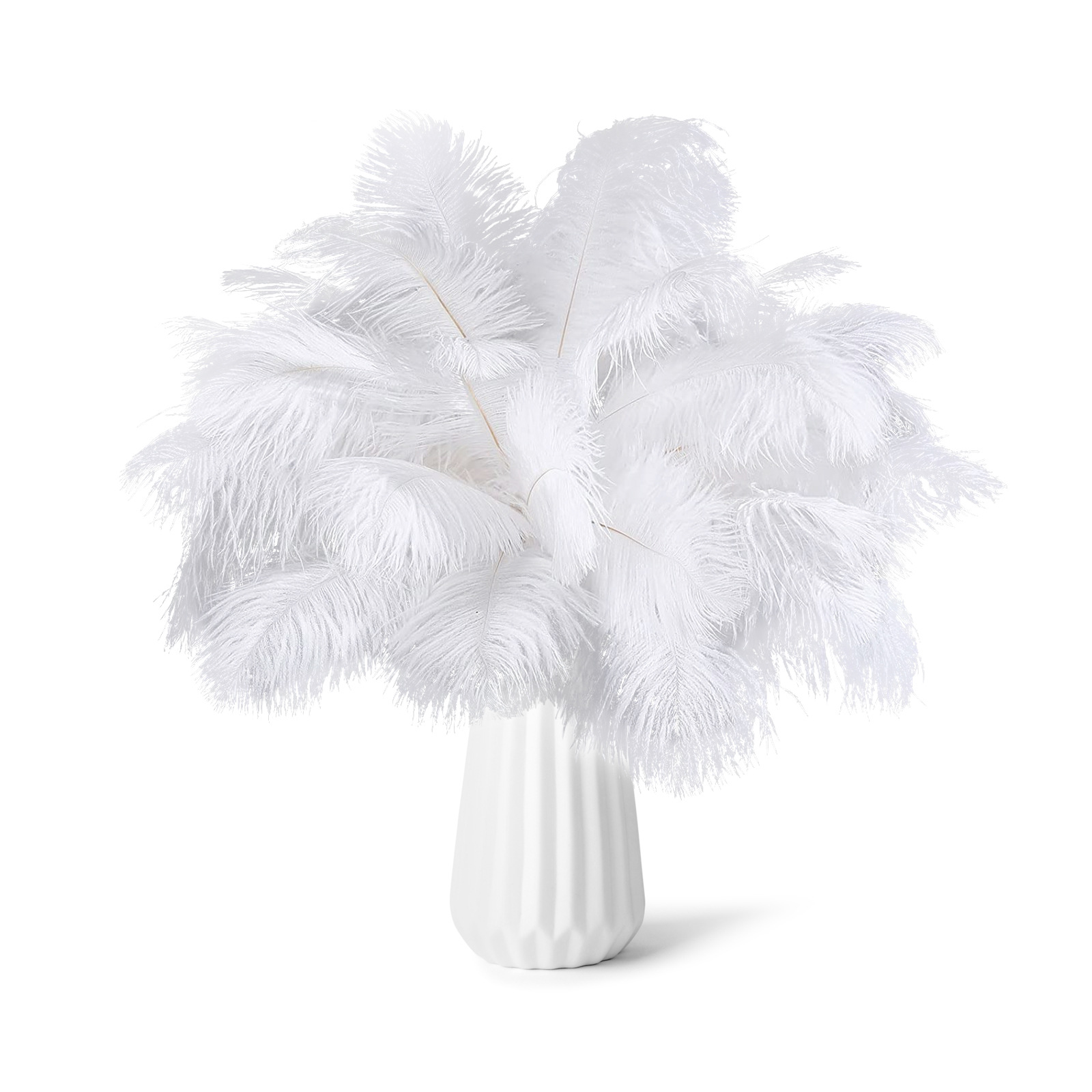 15-80cm Ostrich Feather Banquet DIY Wedding Road Feather Flower Ornaments Table Props Ornaments Feather Performance Multi-Color
