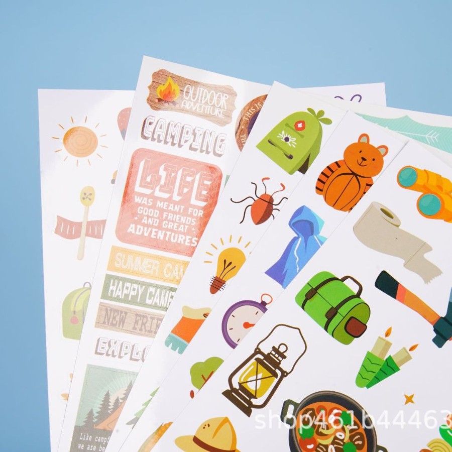 Cartoon Stickers Customized Logo Labels Customized Advertising Trademarks Qr Code Fruit Milk Tea Sealing Sticker Printing