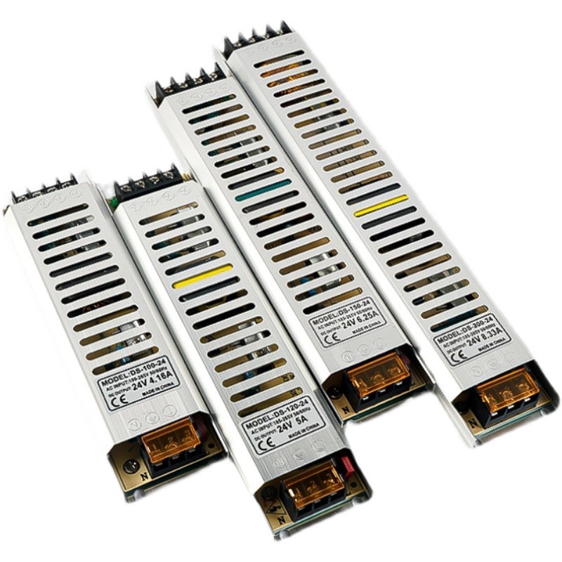 2cm ultra-thin silent power supply 24v transformer linear lamp aluminum profile lamp belt dedicated driver