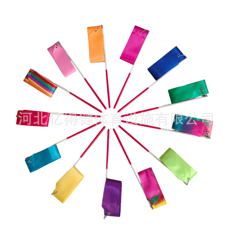 Рibbons для художественной гимнастики для детей, танцевальные игрушки, лента для танцев средних лет с палкой