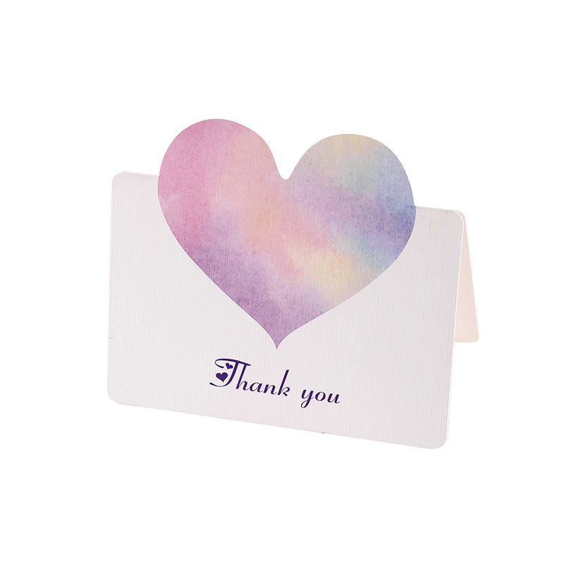 Cross-border ins wind small fresh greeting card after-sales card flower shop Christmas Valentine's Day message card blessing thank you card