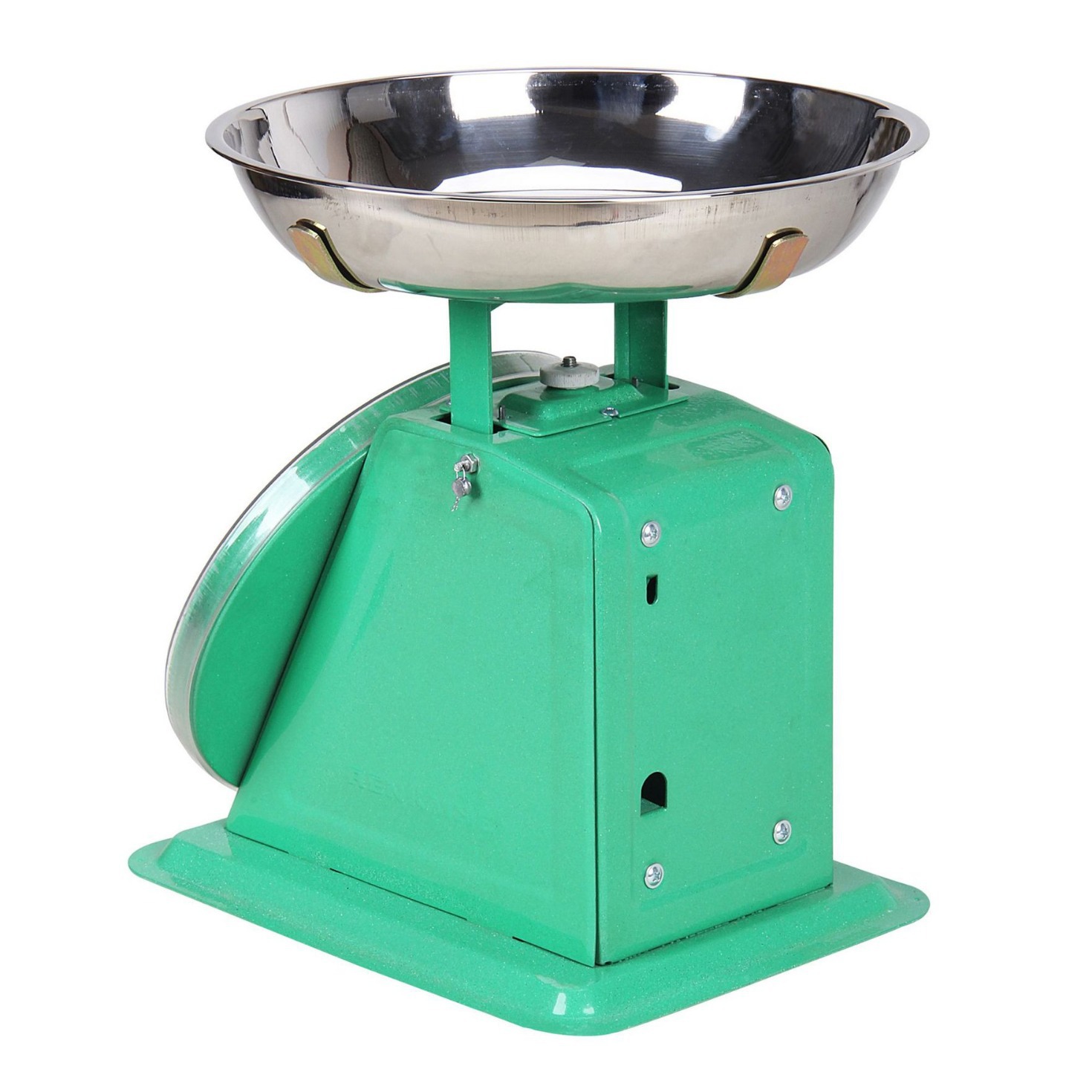 10kg spring dial scale iron spray plastic shell household small scale disc flat mechanical scale flat scale