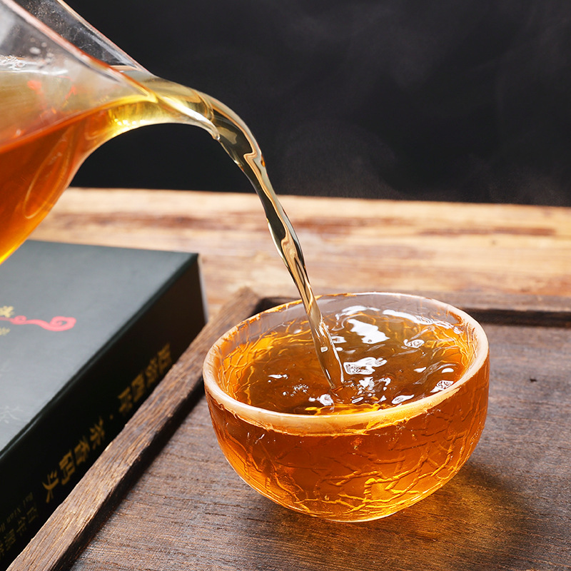 Black tea wholesale Jinhua Tianqi Anhua black tea Hunan black tea Tianjian Fu brick tea aged tea Anhua Tea 1kg