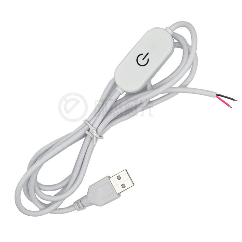 led light strip 5V usb wire 501 switch button line touch monochrome controller double color temperature 4 key switch