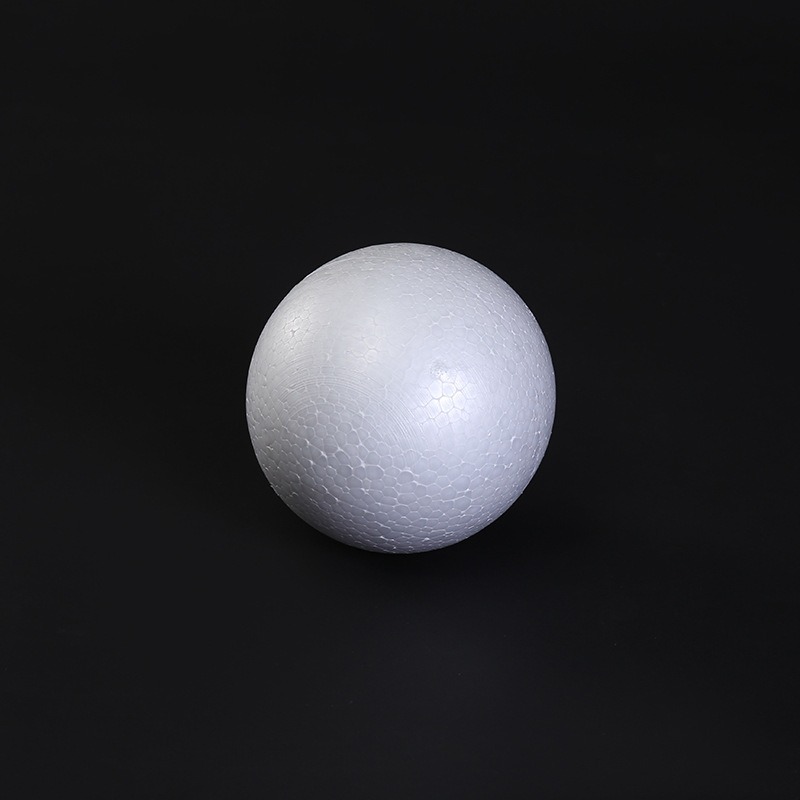 Customizable Multi-Size Christmas Ball Foam Ball in Stock Solid White Foam Ball Model Accessories Christmas Tree Decoration