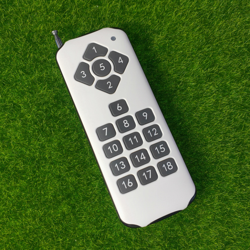 Multi-Channel 18-Key Remote Control Rf433M315M High-Power Long-Distance Rgb Underwater Light Stage Light Remote Control