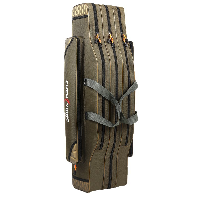 Big Belly Fishing Backpack Oxford Cloth Thickeneded Camouflage Fishing Bag Double Layer Three Layer Rod Bag Fishing Gear Bag Manufacturer Supply