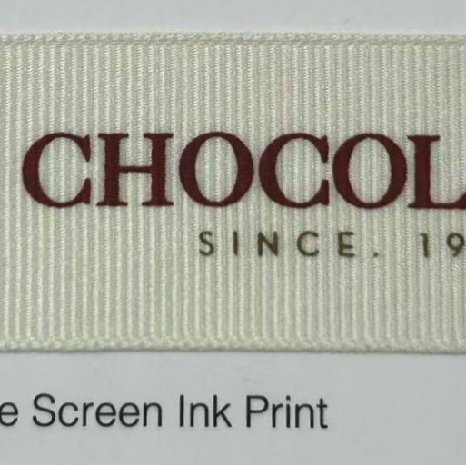 Factory Wholesale Ribbon Custom Logo Printing Flower Decoration Ribbon Birthday Cake Ribbon Gift Box Packaging Hot Stamping