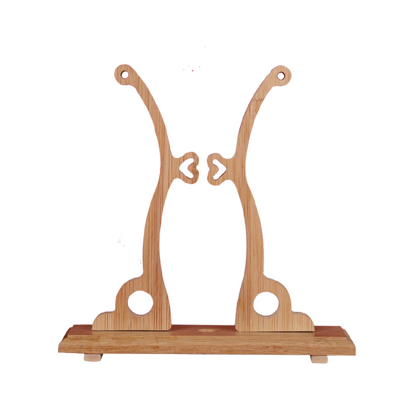 Fan Rack Folding Fan Group Fan Holder Bamboo Stand Fan Base Chinese Style Ancient Style Classical Palace Fan Display Rack