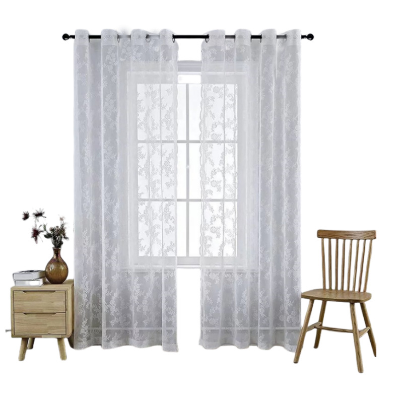 Summer French Lace ins Fairy Princess Gauze Door Curtain Bedroom Living Room Partition Privacy Curtain Coffee Short Curtain Cabinet Curtain