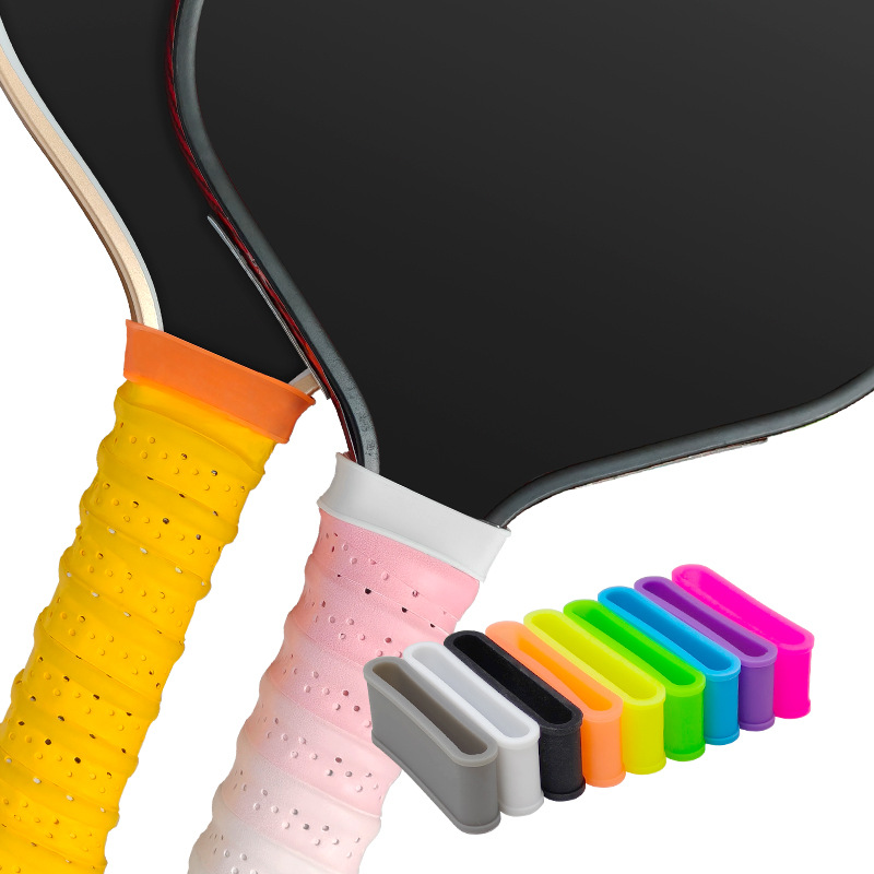 Factory Tennis Racket Badminton Racket Grip Handle Glue Small Bundle Ring Sweat-Absorbent Band Sealing Fixed Rubber Ring Silicone Bundle Ring