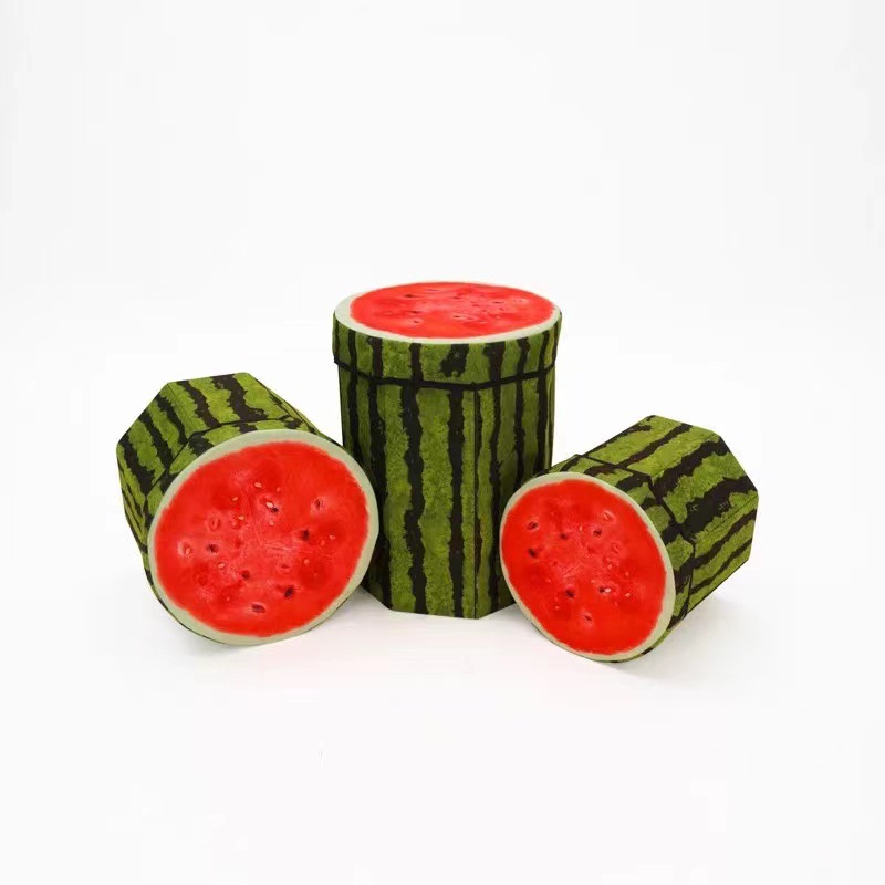 Cross-Border Douyin Popular Fruit Storage Stool Tree Stump Stool Folding Storage Storage Box Watermelon Stool Children's Stool