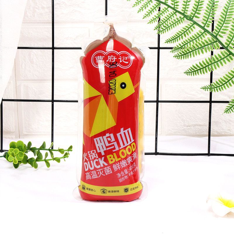 Quanle продукт 400г Кау Фу Цзи острое блюдо из утиного крови с вермишелью Нанкин для хот-пота