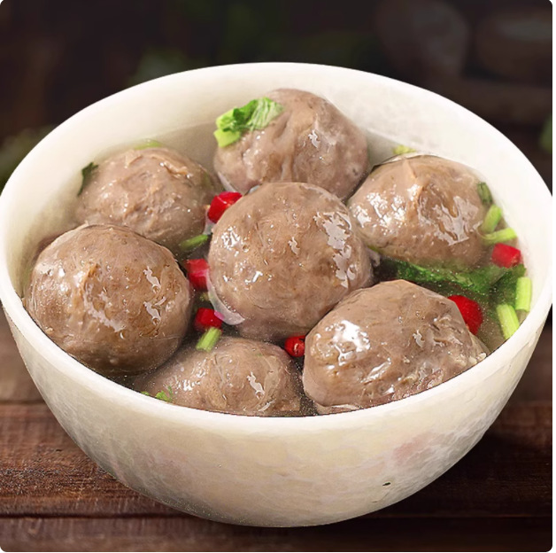 Authentic Chaoshan Beef Balls Hand-Made Beef Tendon Balls Sprinkled with Urine Beef Balls Hot Pot Ingredients Barbecue Specialty Commercial Balls 500g