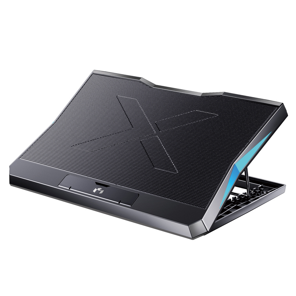 Cross-Border Q3 Notebook Radiator Six-Fan Laptop Cooling Pad Speed-Adjustable with Adjustable Cooling Base