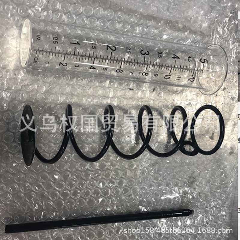 Outdoor spiral rain gauge bracket rain gauge rainwater collector measuring cylinder Floating Rain Gauge