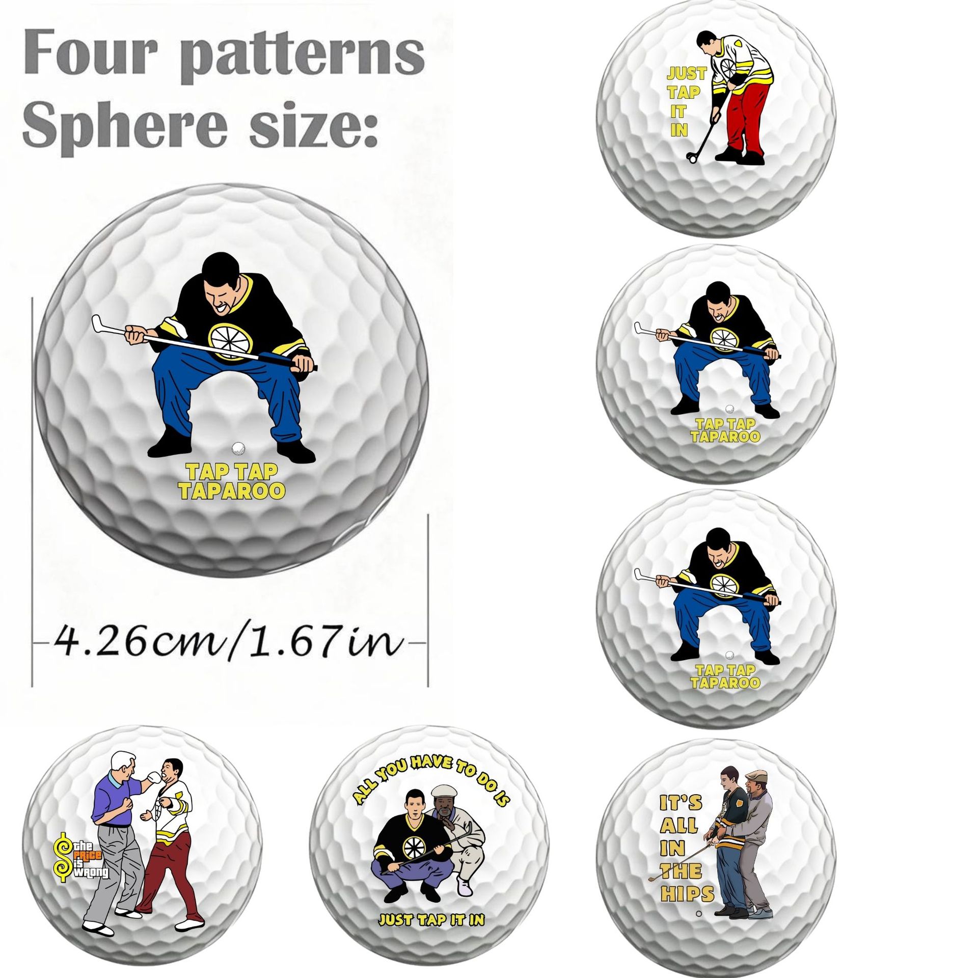 现货工厂批发高尔夫球高尔夫礼品球高尔夫练习球跨境热卖高尔夫礼